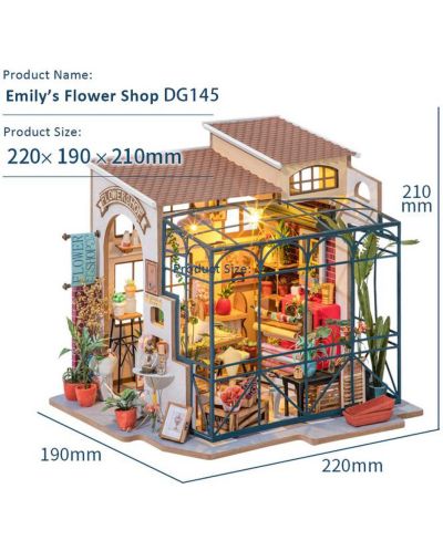 Model de asamblare Robo Time - Magazinul de flori al Emiliei - 2