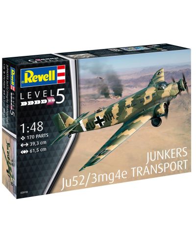 Model asamblabil Revell Militare: Avioane - Junkers Ju52 - 2