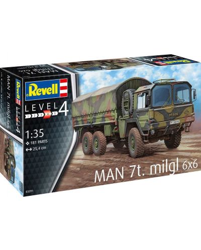 Model asamblabil Revell - Camion militar Man 7t Milgl - 1