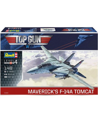 Model asamblabil Revell Militare: Avioane - Maverick's F-14A Tomcat (Top Gun) - 4