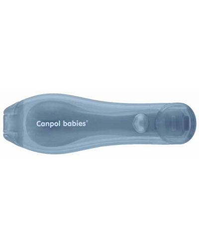 Lingurita pliabila pentru copii pentru calatorii Canpol babies - albastru - 6