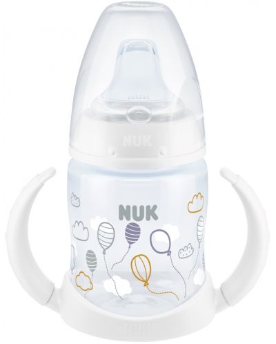 Biberon NUK First Choice - Cu tetină pentru suc, TC, PP, 150 ml, alb - 1