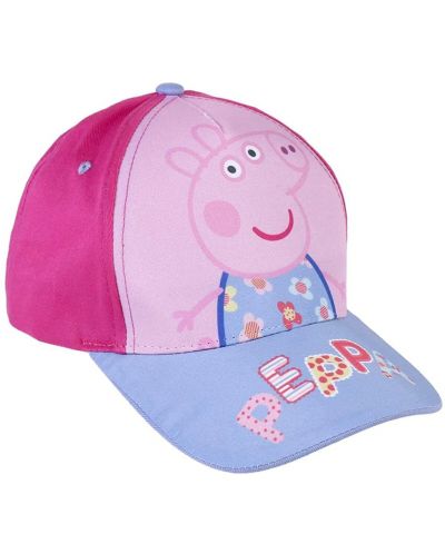 Pălărie Cerda cu vizieră - Peppa Pig, 51 cm, 4+, roz - 1