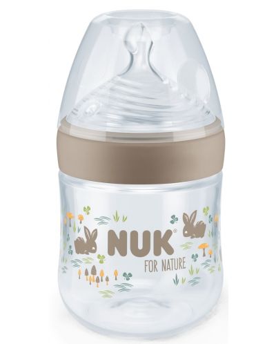 NUK for Nature Silicone Soother Bottle - 150 ml, mărimea S, bej - 1