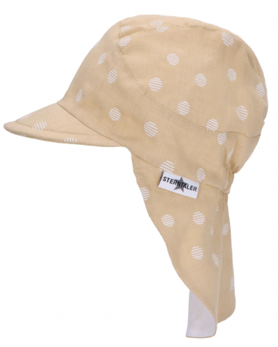 Pălărie cu gât din material textil și protecție UV 50+ Sterntaler - La puncte, 51 cm, 18-24 luni - 3