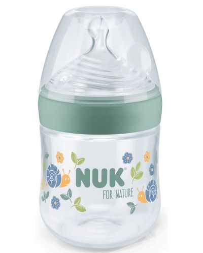 NUK for Nature Silicone Soother Bottle - 150 ml, mărimea S, verde - 1