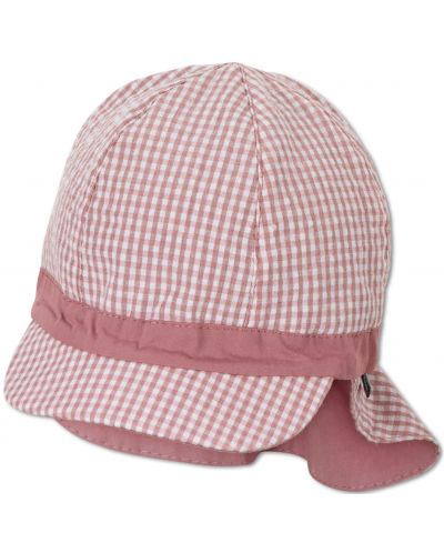 Pălărie cu gât din material textil și protecție UV 50+ Sterntaler - 45 cm, 6-9 luni, roz - 1