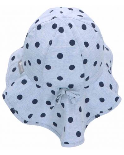 Pălărie cu protecție UV 50+ Sterntaler - Pe puncte, pentru fată, 49 cm, 12-18 luni, albastru - 3