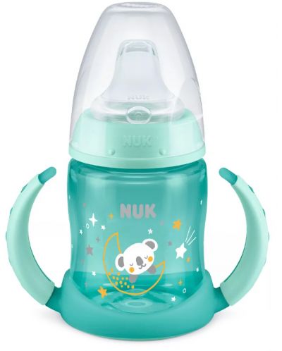 Sticlă NUK First Choice - Cu duză pentru suc, TC, PP, 150 ml, lună - 1