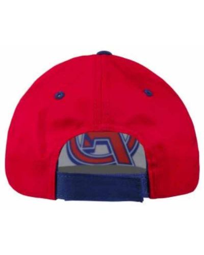 Pălărie Cerda cu vizieră - Avengers, 53 cm, 4+, roșu - 2
