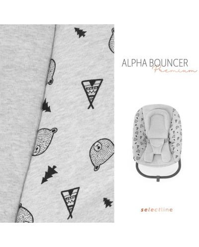 Sezlong Hauck - Alpha Bouncer Premium, Nordic grey - 5