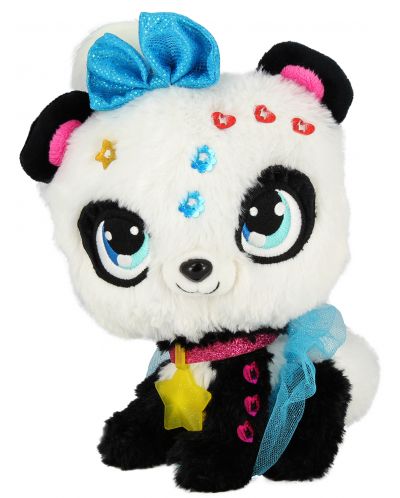 Jucarie de plus Shimmer Stars - Panda Pixie, cu accesorii - 4