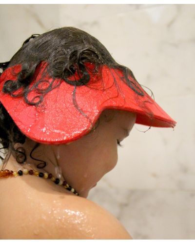 Pălărie de baie BabyJem - Roşie - 3