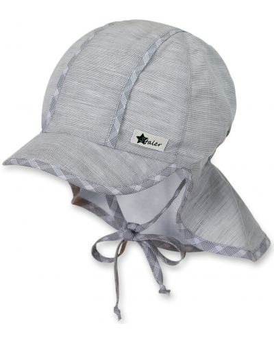 Pălărie cu panou pentru gât și protecție UV 30+ Sterntaler - Pepit mic, 47 cm - 1