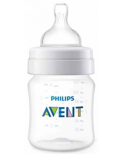 Biberon Philips Avent - Clasic, Anti-colici, PP, 125 ml - 2