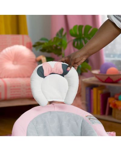 Șezlong cu muzică și vibrații Bright Starts Disney Baby - Minnie Mouse - 6