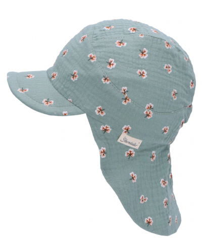 Pălărie cu gât din material textil și protecție UV 50+ Sterntaler - 55 cm, 4-6 ani, verde - 3