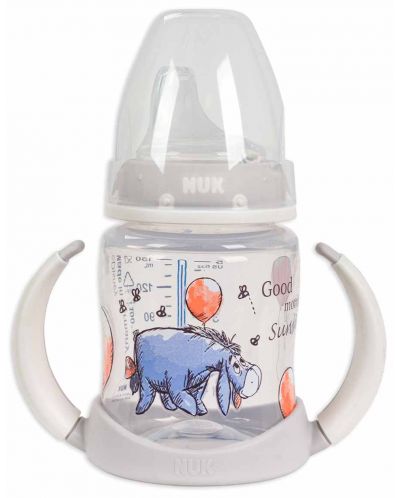 Sticluță de suc Nuk First Choice - Disney, 150 ml, gri, Yori - 1