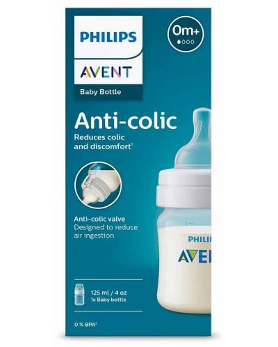Biberon Philips Avent - Clasic, Anti-colici, PP, 125 ml - 5
