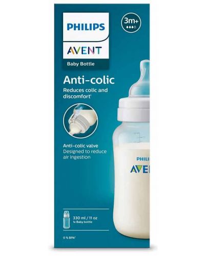 Biberon Philips Avent - Clasic, Anti-colici, PP, 260  ml - 3