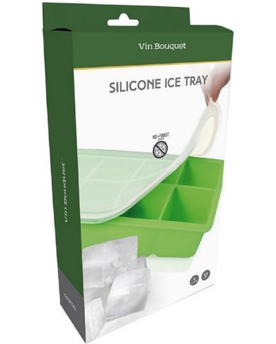 Formă din silicon pentru 8 cuburi de gheață Vin Bouquet - 5 x 5 cm - 3