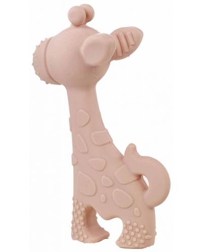 Mestecător de silicon Jane - Girafa, roz - 2