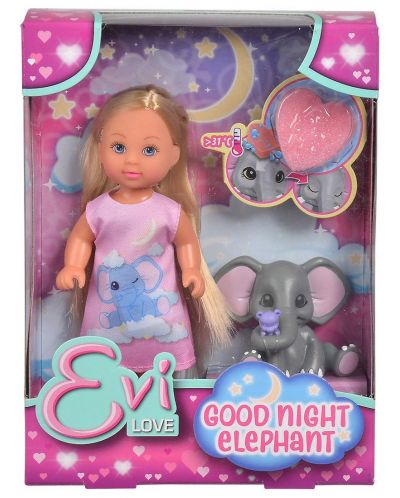 Papusa Simba Toys Evi Love - Evi, cu un pui de elefant - 2