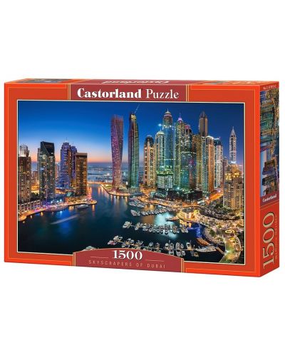 Puzzle Castorland de 1500 piese - Zgarie-nori in Dubai - 1