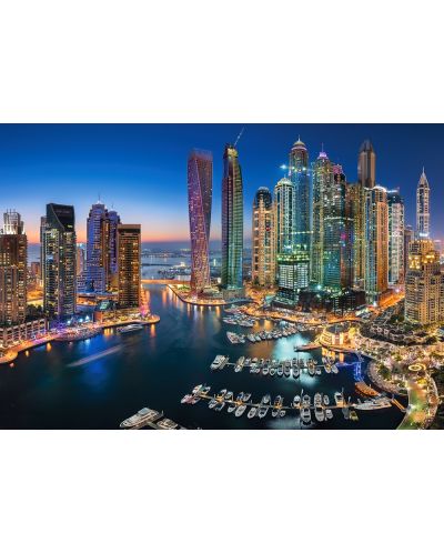 Puzzle Castorland de 1500 piese - Zgarie-nori in Dubai - 2