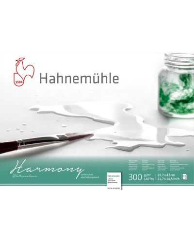 Bloc de schițe Hahnemuhle Harmony - А3, hârtie presată la cald, 12 coli - 1