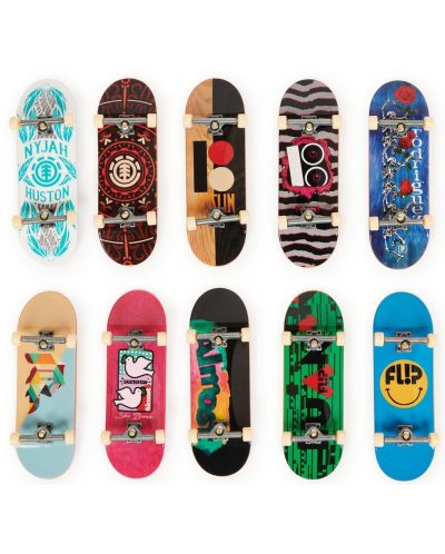 Skateboard pentru degete Spin Master - Tech Deck, DLX PRO, 10 buc. - 1