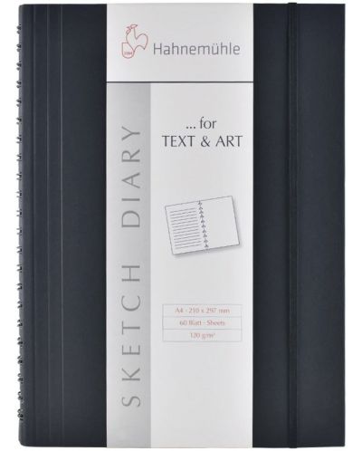 Bloc de schițe Hahnemuhle Text & Art - A4, 60 de coli - 1