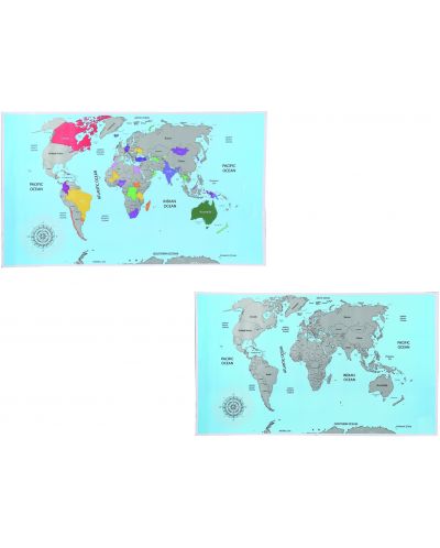 Harta răzuită a lumii Out of the Blue - 3