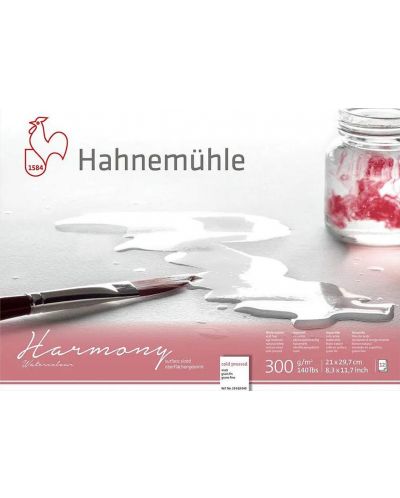 Bloc de schițe Hahnemuhle Harmony - А4, hârtie presată la rece, 12 coli - 1