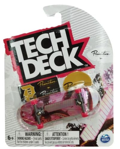 Skateboard pentru degete Tech Deck - Primitive, roz - 1