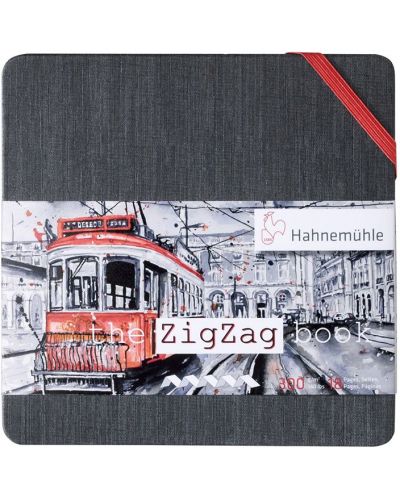 Caiet de schițe Hahnemuhle - Zig Zag, 5 x 5, 18 foi - 1