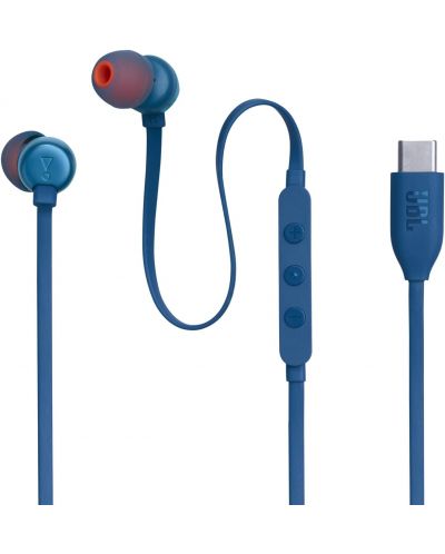 Căști cu microfon JBL - Tune 310C USB-C, albastre - 6