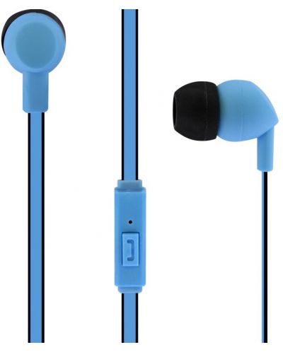 Casti cu microfon TNB - Be color, albastre - 1