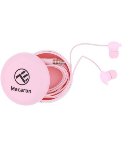 Casti cu microfon Tellur Macaron - roze - 1