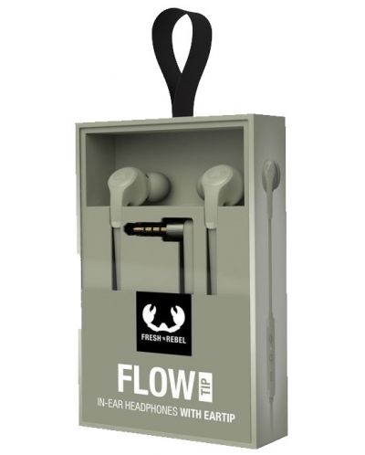 Căști cu microfon Fresh N Rebel - Flow Tip, Dried Green - 3