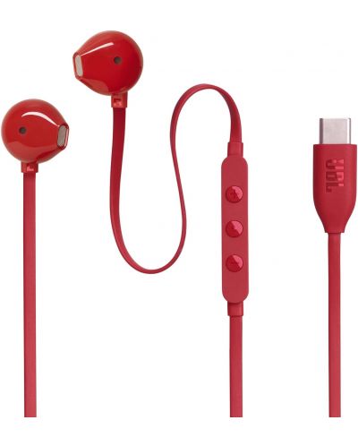 Căști cu microfon JBL - Tune 305C USB-C, roșii - 2