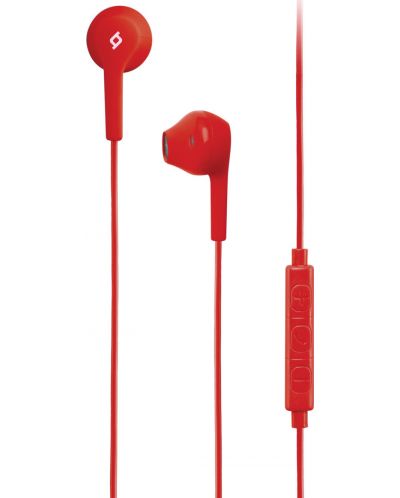Casti cu microfon ttec - RIO In-Ear Headphones, rosii - 1