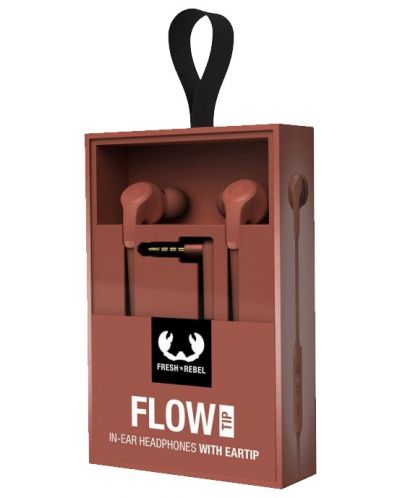 Căști cu microfon Fresh N Rebel - Flow Tip, Safari Red - 3