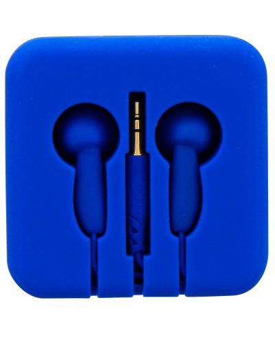 Casti TNB - Pocket, cutie din silicon, albastre - 1