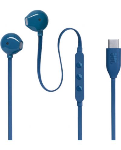 Căști cu microfon JBL - Tune 305C USB-C, albastre - 4