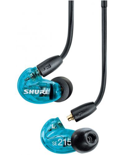 Casti cu microfon Shure - Aonic 215, albastre - 2