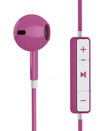 Casti cu microfon Energy Sistem - Earphones 1, roze - 2