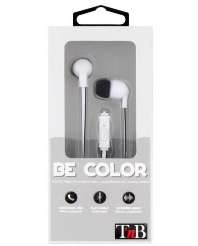 Casti cu microfon TNB - Be color, albe - 4