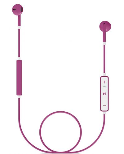 Casti cu microfon Energy Sistem - Earphones 1, roze - 1
