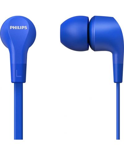 Casti cu microfon Philips - TAE1105BL, albastre - 2